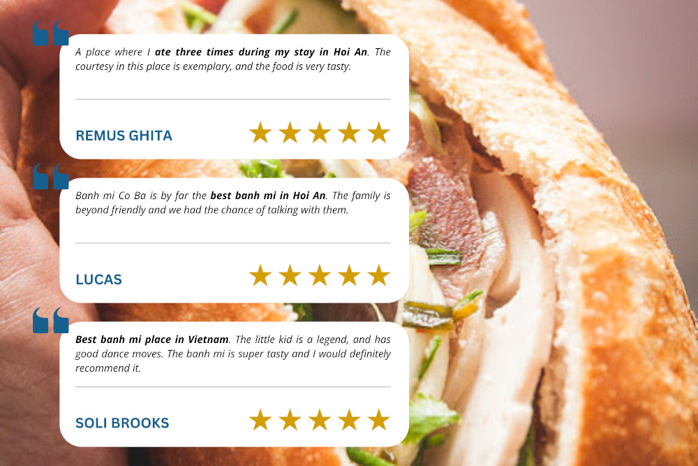 The flavorful banh mi